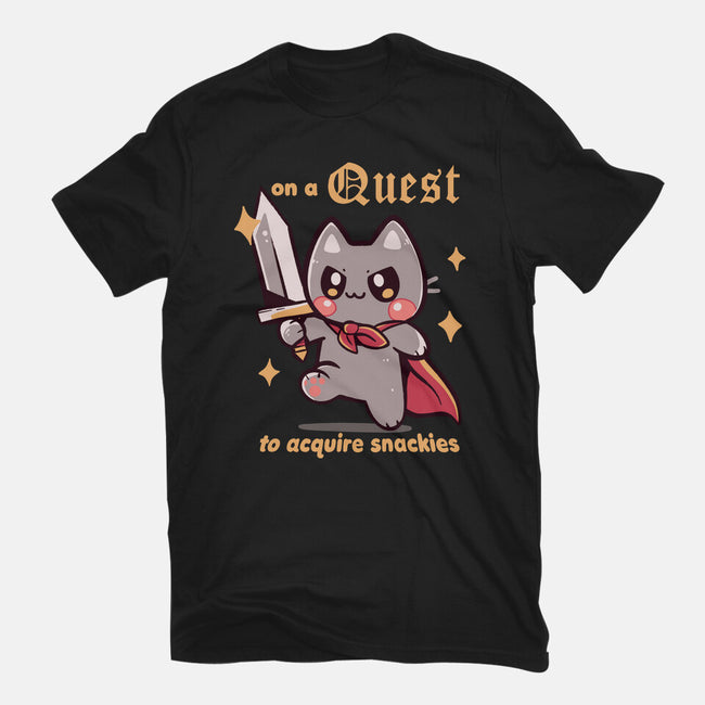 On A Quest To Acquire Snackies-Womens-Fitted-Tee-TechraNova