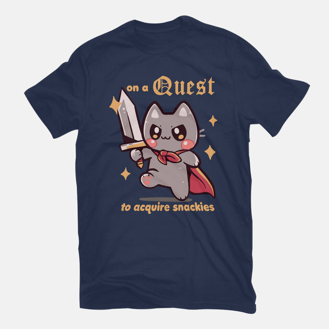On A Quest To Acquire Snackies-Womens-Fitted-Tee-TechraNova