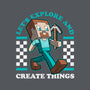 Game Mascot Block Guy-None-Glossy-Sticker-Studio Mootant