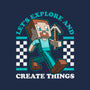 Game Mascot Block Guy-None-Stretched-Canvas-Studio Mootant