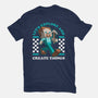 Game Mascot Block Guy-Womens-Basic-Tee-Studio Mootant