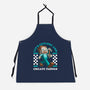 Game Mascot Block Guy-Unisex-Kitchen-Apron-Studio Mootant