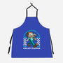 Game Mascot Block Guy-Unisex-Kitchen-Apron-Studio Mootant