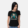 Game Mascot Block Guy-Womens-Basic-Tee-Studio Mootant