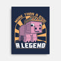 Pig Legend Gamer-None-Stretched-Canvas-Studio Mootant