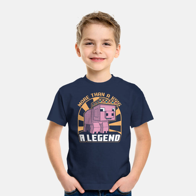 Pig Legend Gamer-Youth-Basic-Tee-Studio Mootant