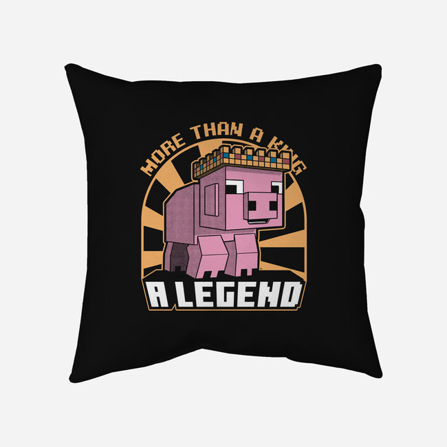 Pig Legend Gamer-None-Removable Cover w Insert-Throw Pillow-Studio Mootant