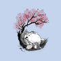 Sakura Neighbor Sumi-e-None-Drawstring-Bag-DrMonekers