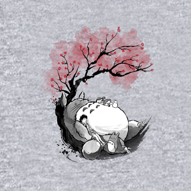 Sakura Neighbor Sumi-e-Womens-Basic-Tee-DrMonekers