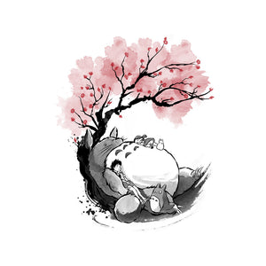 Sakura Neighbor Sumi-e