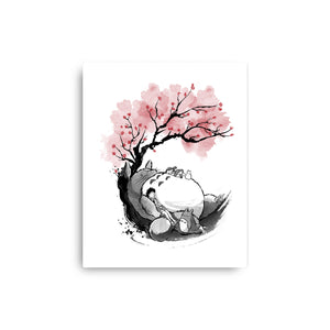 Sakura Neighbor Sumi-e