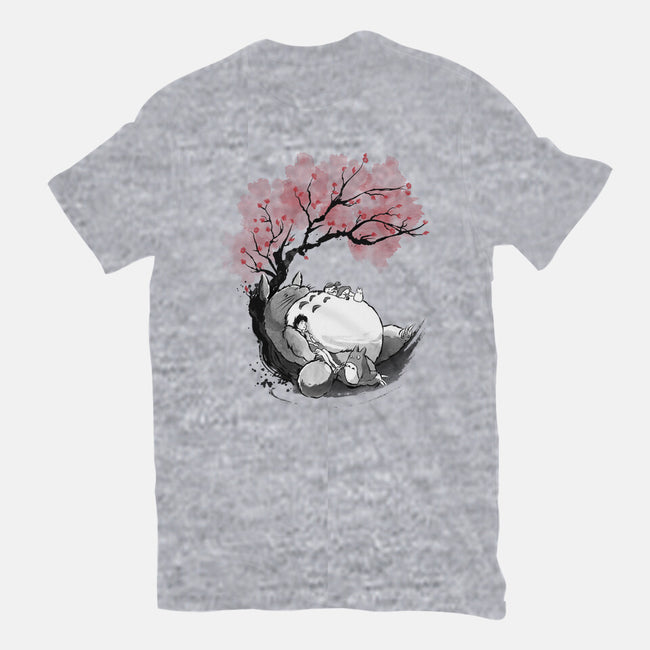 Sakura Neighbor Sumi-e-Womens-Basic-Tee-DrMonekers