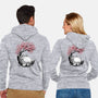 Sakura Neighbor Sumi-e-Unisex-Zip-Up-Sweatshirt-DrMonekers