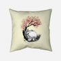 Sakura Neighbor Sumi-e-None-Removable Cover w Insert-Throw Pillow-DrMonekers