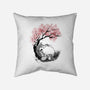 Sakura Neighbor Sumi-e-None-Removable Cover w Insert-Throw Pillow-DrMonekers