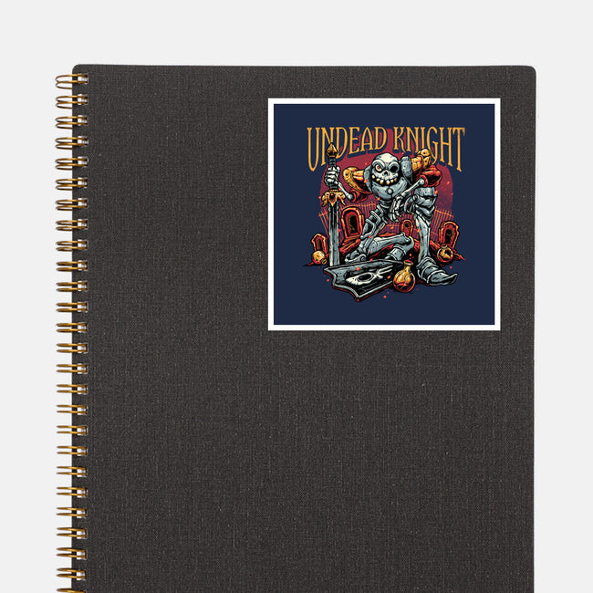 Undead Knight-None-Glossy-Sticker-momma_gorilla