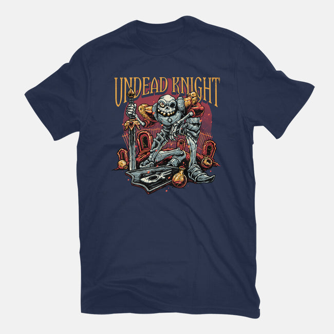 Undead Knight-Womens-Basic-Tee-momma_gorilla