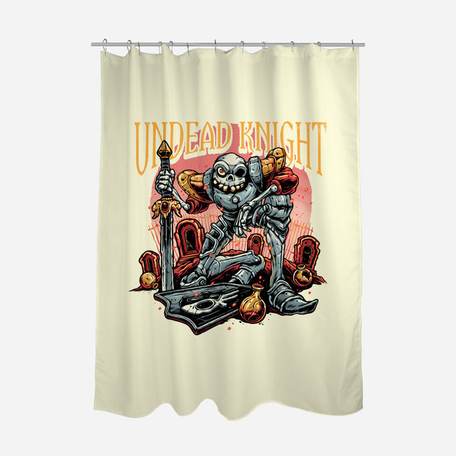 Undead Knight-None-Polyester-Shower Curtain-momma_gorilla