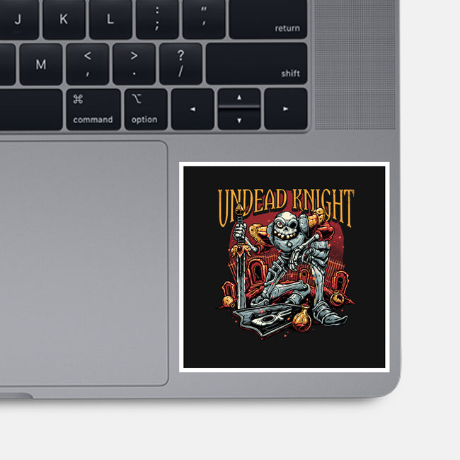 Undead Knight-None-Glossy-Sticker-momma_gorilla