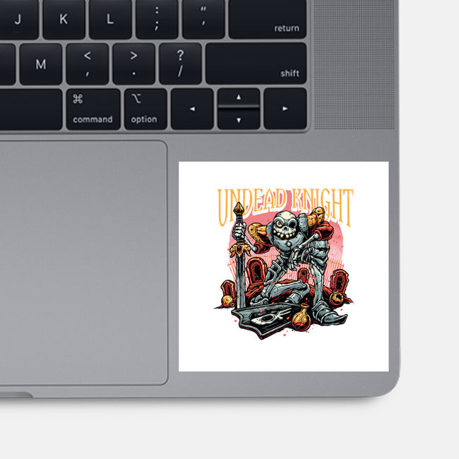Undead Knight-None-Glossy-Sticker-momma_gorilla