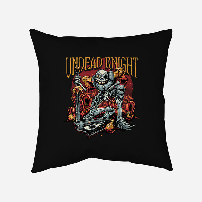 Undead Knight-None-Removable Cover w Insert-Throw Pillow-momma_gorilla