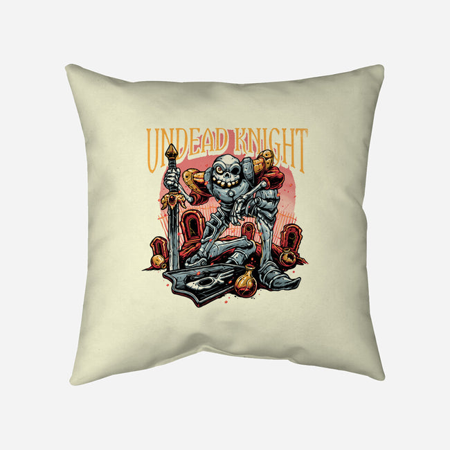 Undead Knight-None-Removable Cover w Insert-Throw Pillow-momma_gorilla