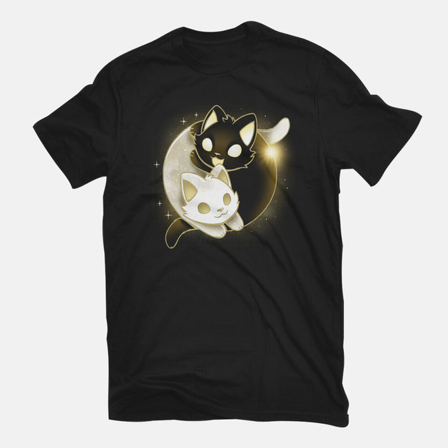Eclipse Kittens-Womens-Fitted-Tee-Vallina84