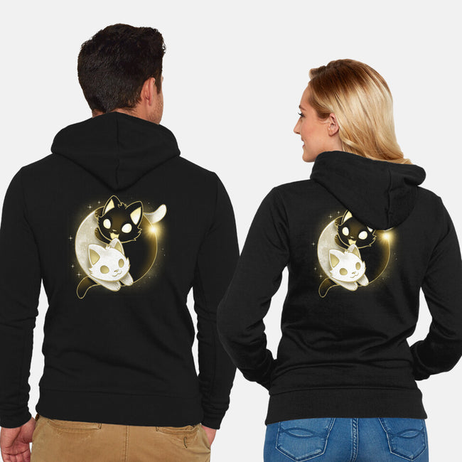 Eclipse Kittens-Unisex-Zip-Up-Sweatshirt-Vallina84