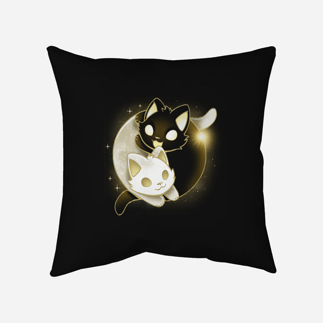 Eclipse Kittens-None-Removable Cover w Insert-Throw Pillow-Vallina84