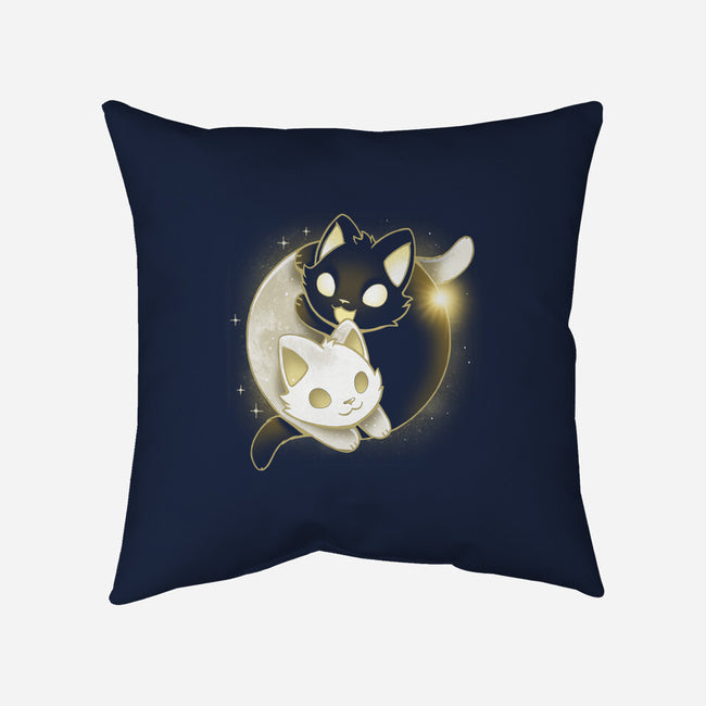 Eclipse Kittens-None-Removable Cover w Insert-Throw Pillow-Vallina84