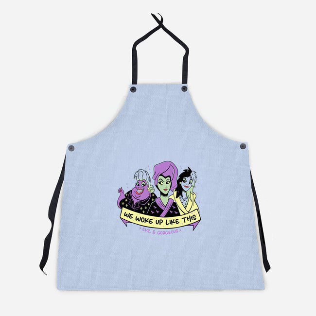 We Woke Up Like This-Unisex-Kitchen-Apron-yumie