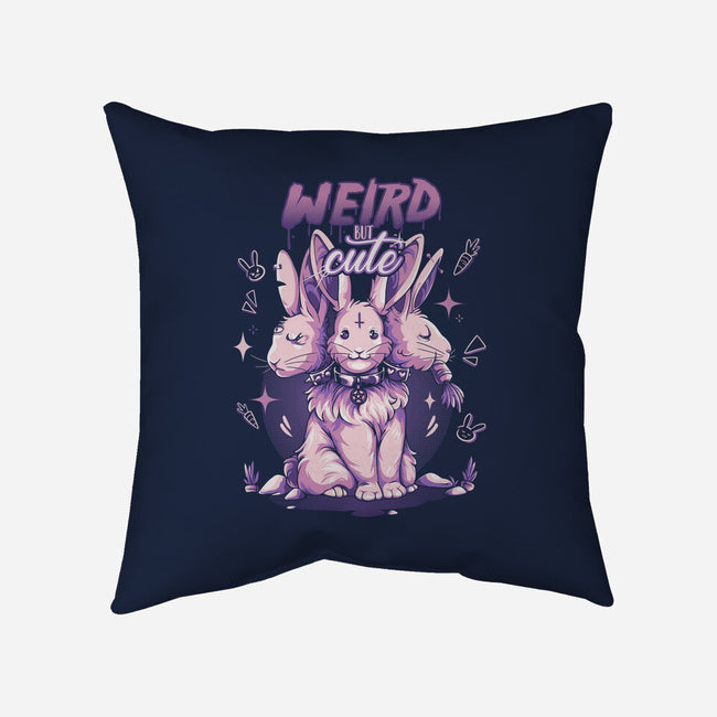 Weird But Cute Bunnies-None-Removable Cover w Insert-Throw Pillow-yumie