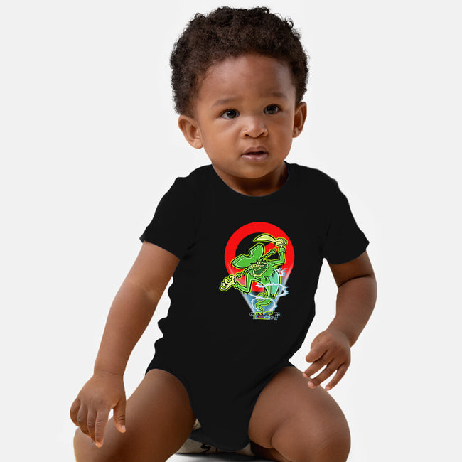 No Pirates-Baby-Basic-Onesie-nickzzarto