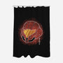 Galactic Huntress Galaxy-None-Polyester-Shower Curtain-Astrobot Invention