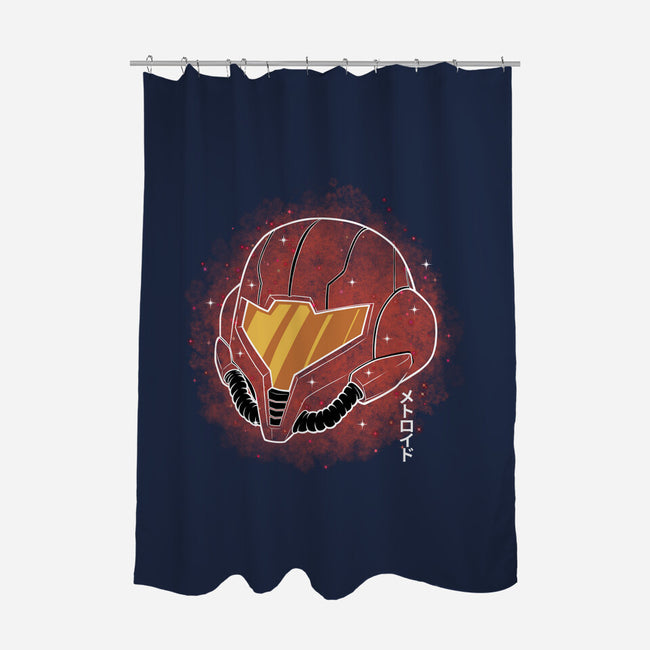 Galactic Huntress Galaxy-None-Polyester-Shower Curtain-Astrobot Invention