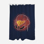 Galactic Huntress Galaxy-None-Polyester-Shower Curtain-Astrobot Invention