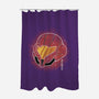 Galactic Huntress Galaxy-None-Polyester-Shower Curtain-Astrobot Invention
