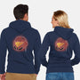 Galactic Huntress Galaxy-Unisex-Zip-Up-Sweatshirt-Astrobot Invention