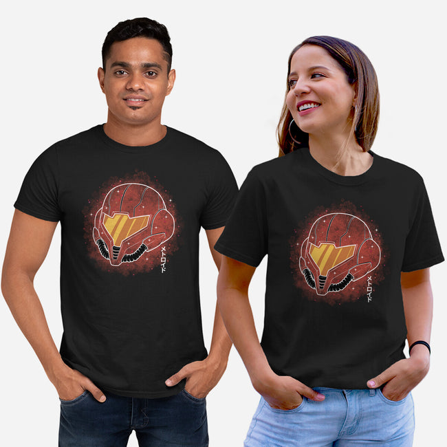 Galactic Huntress Galaxy-Unisex-Basic-Tee-Astrobot Invention
