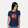 Galactic Huntress Galaxy-Womens-Basic-Tee-Astrobot Invention