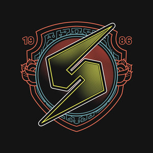 Neon Line-Art Samus Emblem