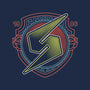 Neon Line-Art Samus Emblem-Mens-Basic-Tee-Astrobot Invention