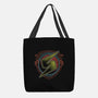 Neon Line-Art Samus Emblem-None-Basic Tote-Bag-Astrobot Invention