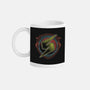 Neon Line-Art Samus Emblem-None-Mug-Drinkware-Astrobot Invention