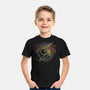 Neon Line-Art Samus Emblem-Youth-Basic-Tee-Astrobot Invention