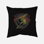 Neon Line-Art Samus Emblem-None-Removable Cover w Insert-Throw Pillow-Astrobot Invention