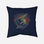 Neon Line-Art Samus Emblem-None-Removable Cover w Insert-Throw Pillow-Astrobot Invention