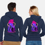 Clown Shadows-Unisex-Zip-Up-Sweatshirt-spoilerinc