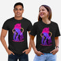 Clown Shadows-Unisex-Basic-Tee-spoilerinc