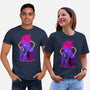 Clown Shadows-Unisex-Basic-Tee-spoilerinc